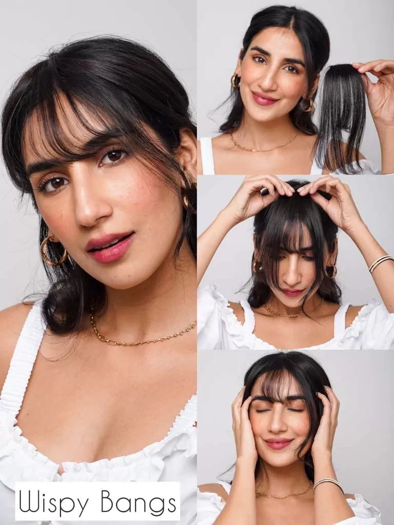Wispy Clip-In Bangs Nish Hair